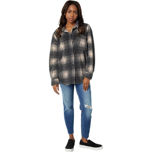  Dylan by True Grit Park City Plaid Sherpa Shirt