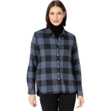 Dylan by True Grit Railey Sweater Knit Long Sleeve Scout Plaid Shirt Shacket