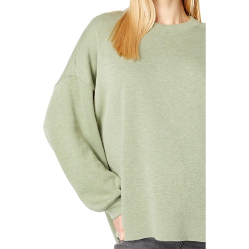  Dylan by True Grit Madison Lux Fleece Crew Neck Sweatshirt