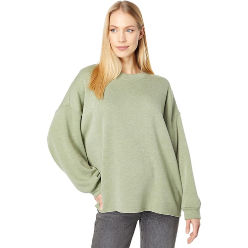  Dylan by True Grit Madison Lux Fleece Crew Neck Sweatshirt