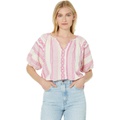Dylan by True Grit Petra Embroidered Blouse