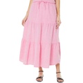 Dylan by True Grit Prairie Cotton Linen Maxi Skirt