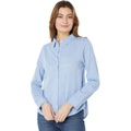 Dylan by True Grit Taylor Cotton Linen Long Sleeve Button-Up Shirt