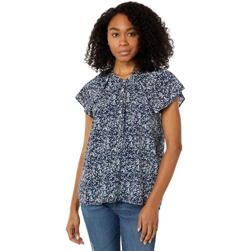  Dylan by True Grit Charlie Prairie Floral Raglan Blouse