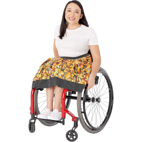  EE Ispirante - Creative Adaptive Clothing e Ispirante - Creative Adaptive Clothing Georgina Gathered Front Skirt
