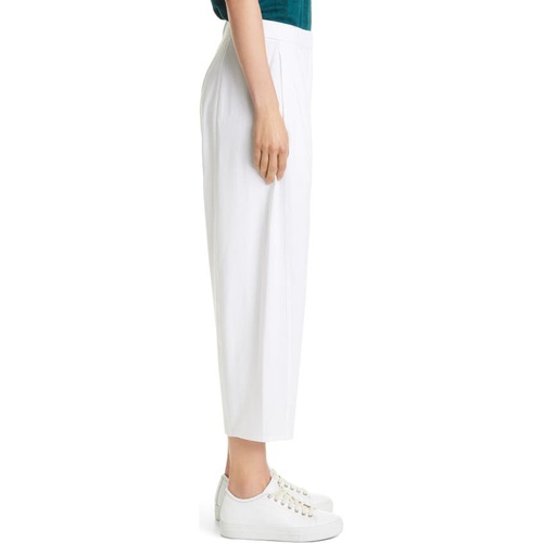  Eileen Fisher Crop Lantern Pants_WHITE