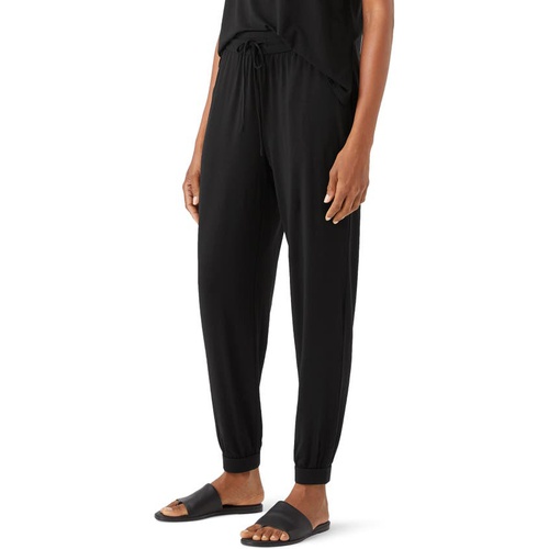  Eileen Fisher Slouchy Jersey Pants_BLACK