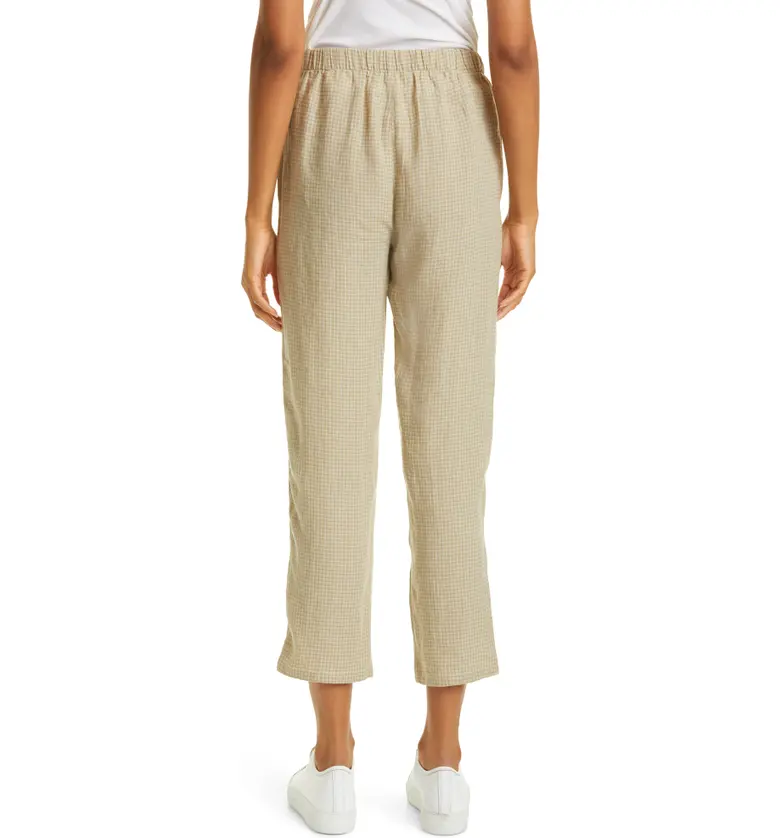  Eileen Fisher Organic Linen Tapered Ankle Pants_NATURAL