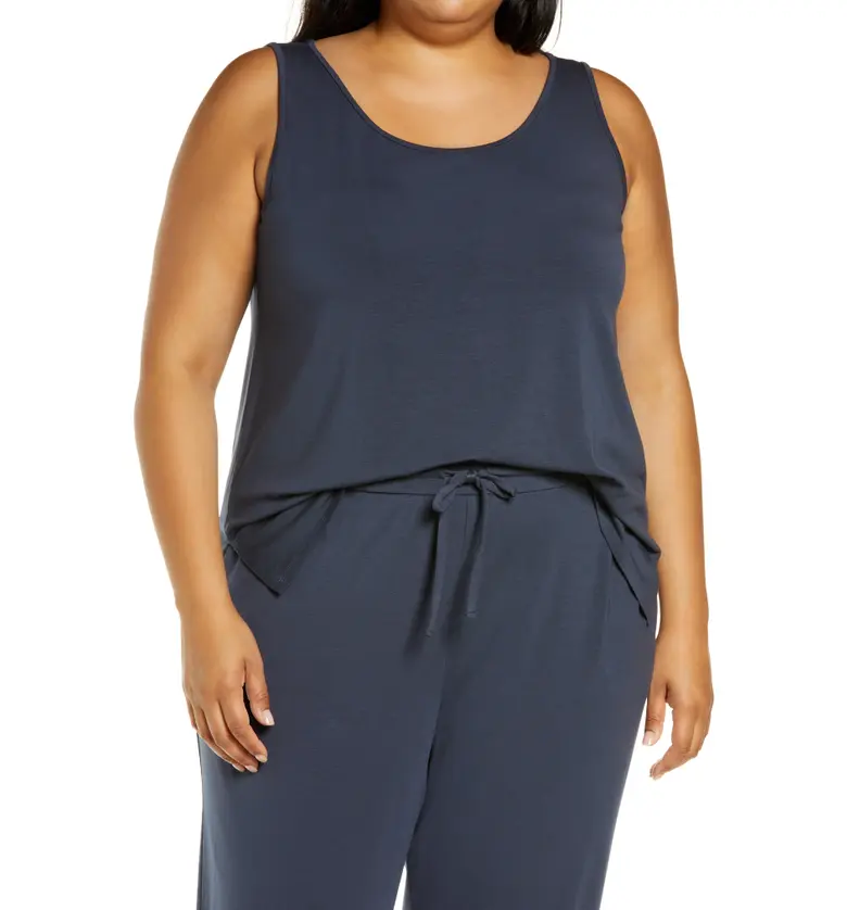 Eileen Fisher Jersey Tank_OCEAN