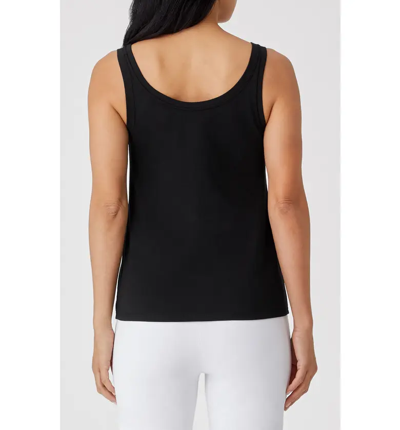  Eileen Fisher Slim Tank_BLACK