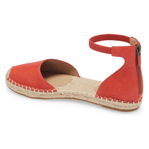  Eileen Fisher Lala Espadrille Flat_CORAL TUMBLED LEATHER