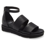 Eileen Fisher Keno Platform Sandal_BLACK LEATHER