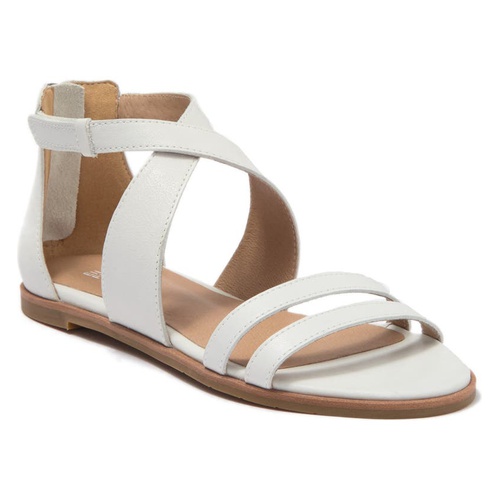  Eileen Fisher Cici Sandal_CHALK LEATHER