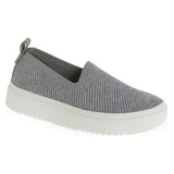 Eileen Fisher Prosper 2 Slip-On Knit Sneaker_LIGHT GREY STRETCH KNIT