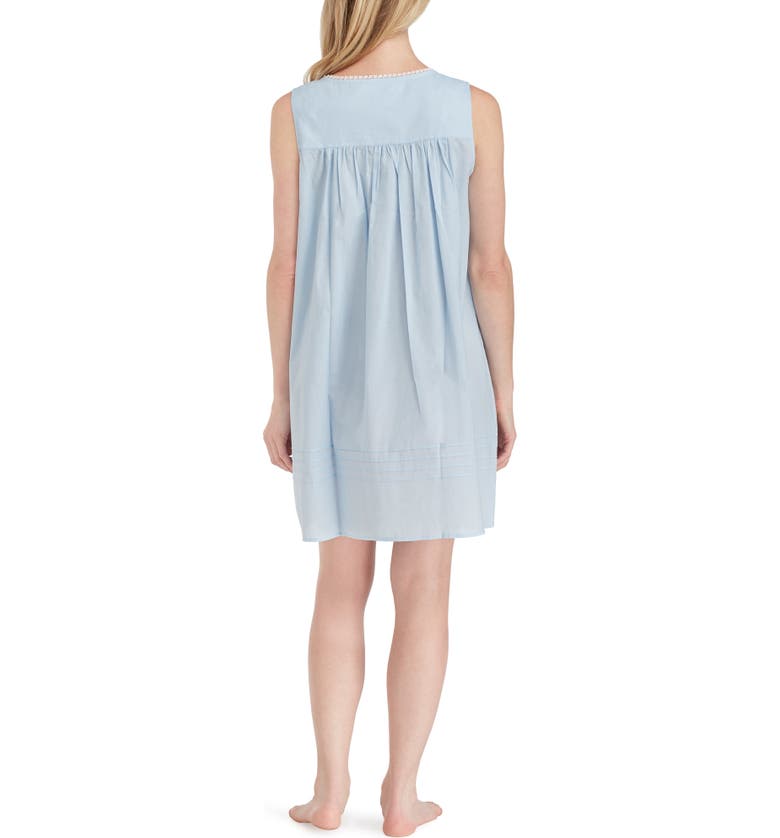  Eileen West Cotton Nightgown_SOLID BLUE