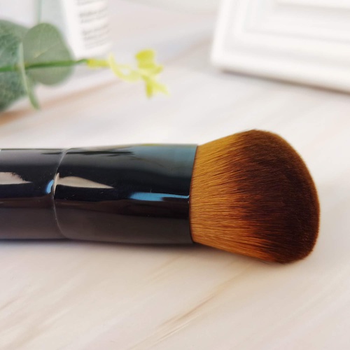  ENERGY Kabuki Foundation Face Powder Brush Portable Makeup Cosmetic Tool（Black）