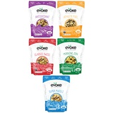 Evoke Muesli, 5 Flavor Variety Pack, Low Sugar, Non GMO, Vegan, includes Organic and Gluten Free Muesli Cereal