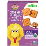 Earths Best Organic Sesame Street Toddler Letter of the Day Cookies, Oatmeal Cinnamon, 5.3 Oz Box (Pack of 6)
