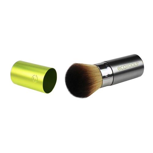  EcoTools Travel Kabuki Makeup Brush for Foundation, Blush, Bronzer, and Powder, Retractable