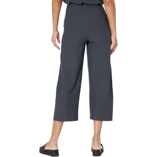  Eileen Fisher Straight Cropped Pants in Washable Stretch Crepe