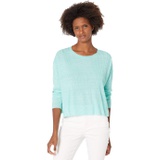 Eileen Fisher Organic Linen Delave Round Neck Pullover