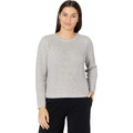 Eileen Fisher Peruvian Organic Cotton Tencel Crew Neck Top