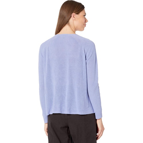  Eileen Fisher Organic Linen Cotton Crew Neck Top