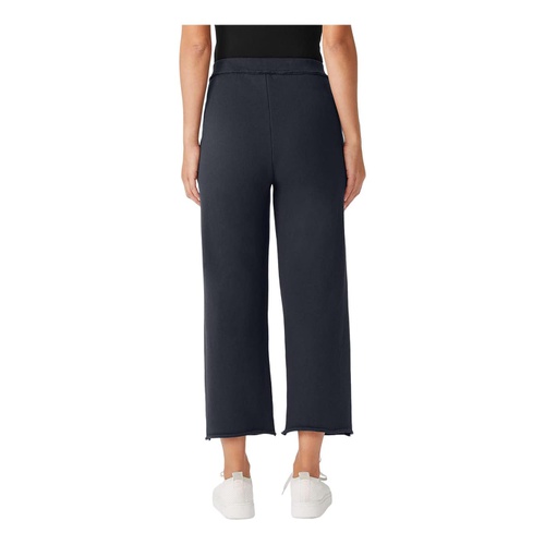  Eileen Fisher Cropped Straight Pants in Organic Cotton French Terry