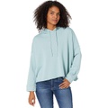 Eileen Fisher Cropped Hoodie in Organic Cotton French Terry