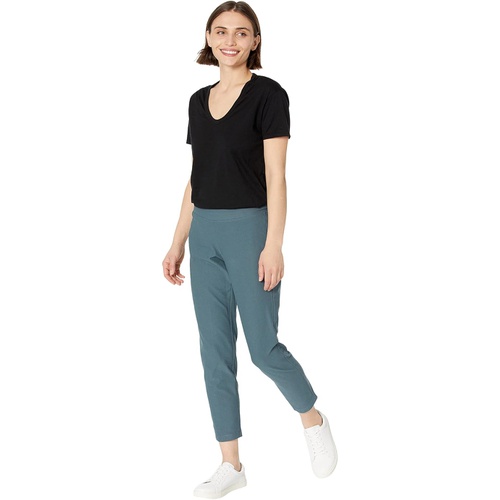  Eileen Fisher Petite Slim Ankle Pants in Washable Stretch Crepe