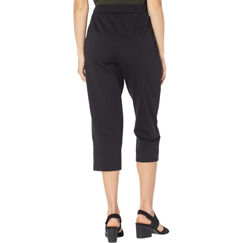  Eileen Fisher Tapered Capri Pants in Organic Cotton Ponte