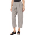 Eileen Fisher Petite Cropped Lantern Pants in Washed Organic Linen Delave