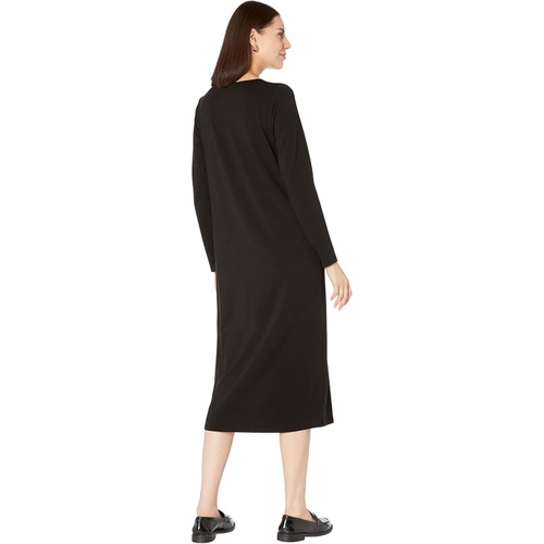  Eileen Fisher Jewel Neck Full-Length Dress