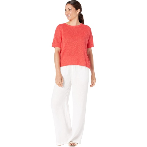  Eileen Fisher Jewel Neck Pullover