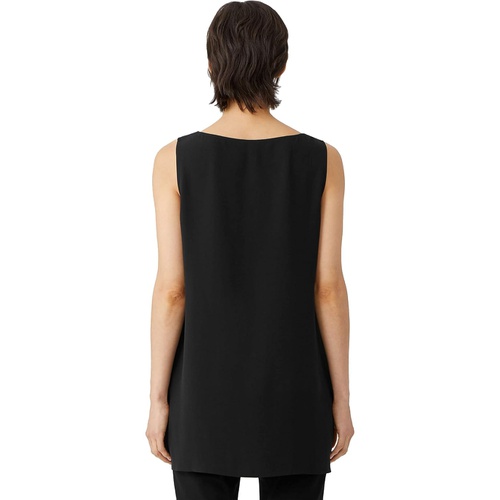  Eileen Fisher Bateau Neck Long Shell