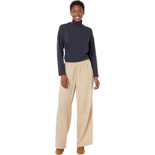  Eileen Fisher Petite Funnel Neck Box Top