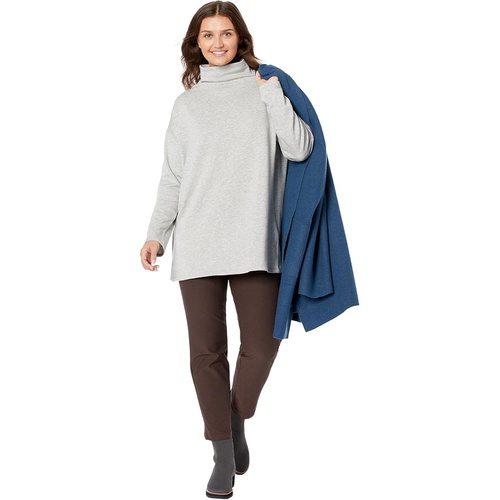  Eileen Fisher Petite High Funnel Neck Tunic