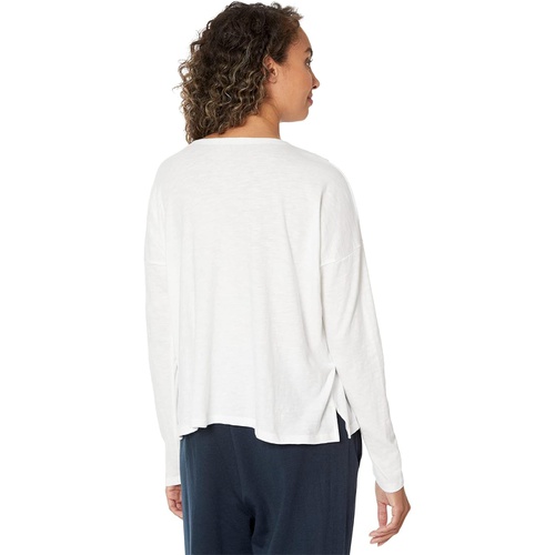  Eileen Fisher Henley Box Top