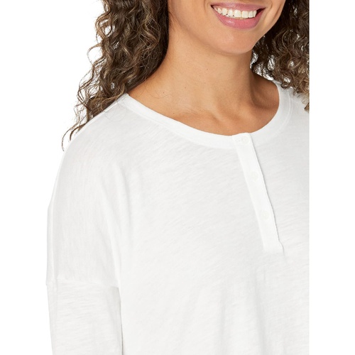  Eileen Fisher Henley Box Top