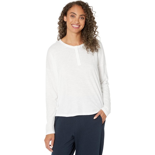  Eileen Fisher Henley Box Top