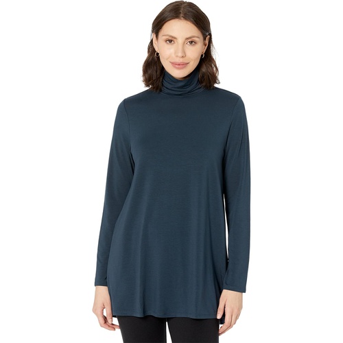  Eileen Fisher Scrunch Neck Tunic