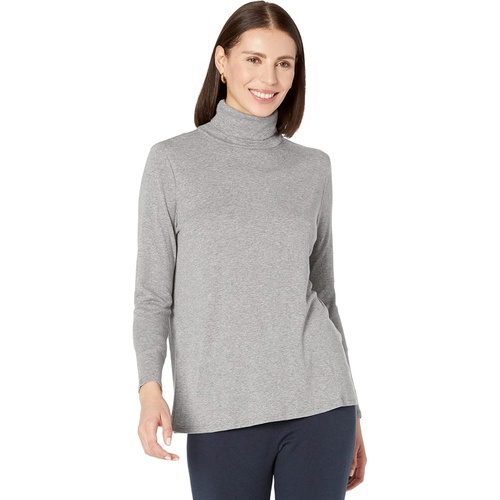  Eileen Fisher Turtleneck Scrunch Sleeve Top