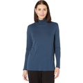 Eileen Fisher Turtleneck Scrunch Sleeve Top