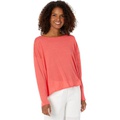 Eileen Fisher Boatneck Box Top in Organic Linen Cotton Jersey
