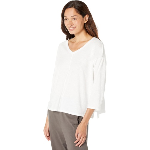  Eileen Fisher V-Neck Box Top