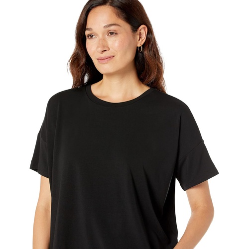  Eileen Fisher Bateau Neck Box Top