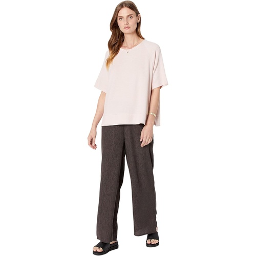  Eileen Fisher Crew Neck Short Sleeve Top