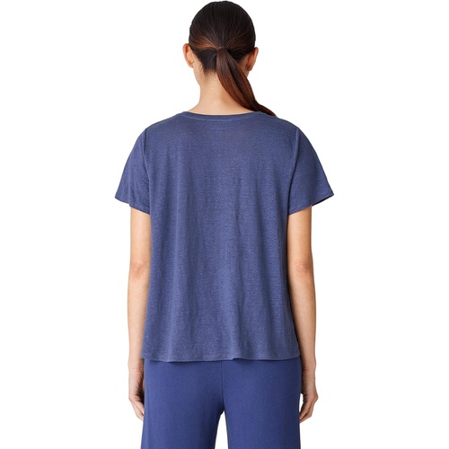  Eileen Fisher Crew Neck Short Sleeve Tee