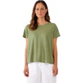 Eileen Fisher Crew Neck Short Sleeve Tee