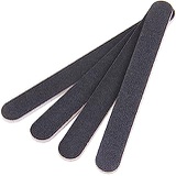 Esowemsn 10 PCS Professional Double Sided Nail Files Emery Board Grit Black Gel Cosmetic Manicure Pedicure